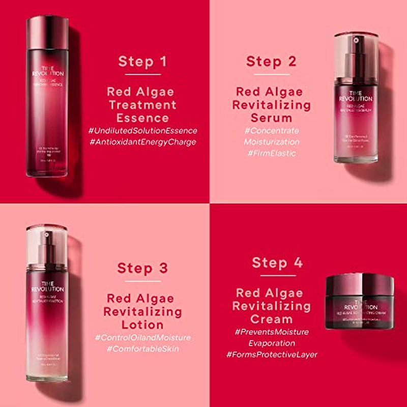MISSHA Time Revolution Red Algae Treatment Face Serum Essence 150ml