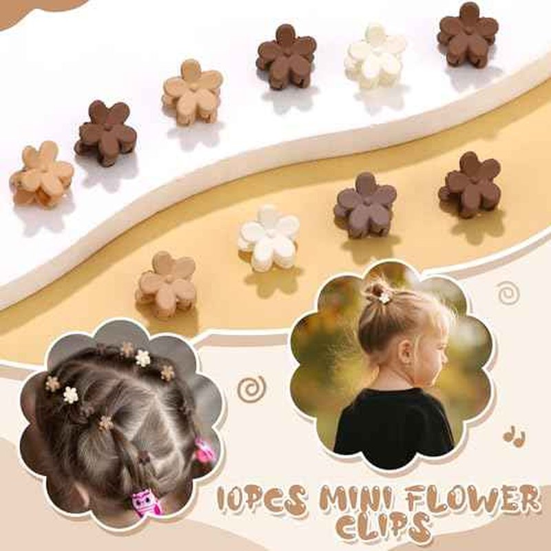 360PCS Soft Cotton Hair Ties for Toddlers & Baby - No Damage Elastics Seamless Ponytail Holders for Little Girls Daily Hair Accessories, Neutral Colors