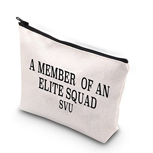 TV Show Inspired Gift A Member of An Zipper Pouch Makeup Bag for Fans Women(MEMBER SQUAD SVU)