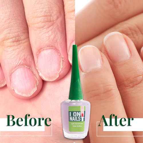I On Nails: Ultimate Nail Strengthener, Growth & Repair, Clear Polish Hardener, Keratin Treatment for Damaged Nails - Hard as Nails Elixir.
