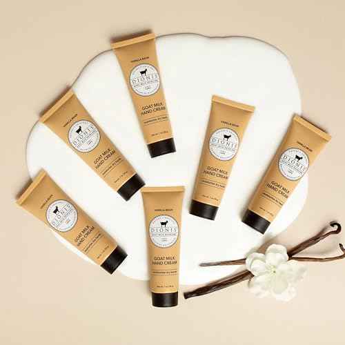 Dionis Goat Milk Skincare Hand Cream (Vanilla Bean, 1 oz)