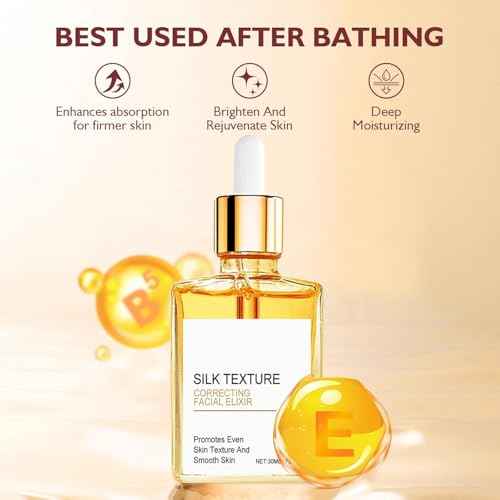 2PC Gouda Silk Body Oil, Body Perfume Oil for Women, Bath & Shower Essential Oil for Smooth and Hydrated Skin, Refreshing Non-greasy, Infused with Shea Butter, Coconut Oil, Vitamin E