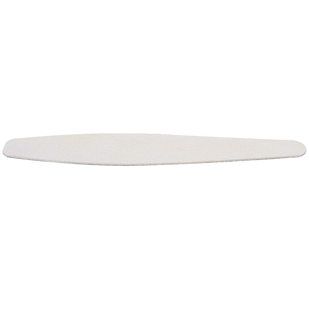 ForPro Professional Collection Expert One & Done Wood File, White 150 Grit/Zebra 180 Grit, Manicure & Pedicure Nail Files, 7” L x 1.25“ W, 50-Count
