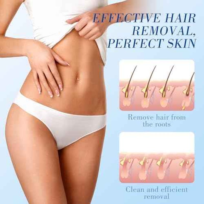 60PCS Wax Strips for Hair Removal - 40 Body & 20 Facial Hair Removal for Women - Waxing Kit for Women, Face, Body, Arms, Legs, Chest, Back, Bikini/Brazilian Waxing Strips & 4Calming Oil Wipes
