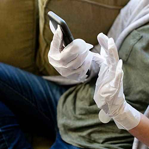 Aveeno Repairing Cica Hand Mask With Prebiotic Oat and Shea Butter, 6 Count