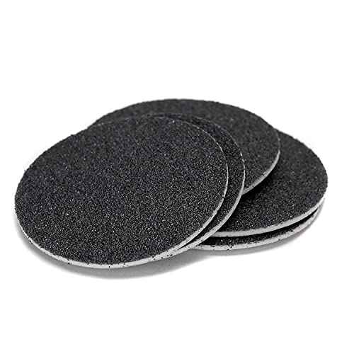 60pcs Replaceable Sandpaper Refill Discs for Electric Foot File Callus Remover Hard Dry Dead Skin Removal (Fine 180 Grit)