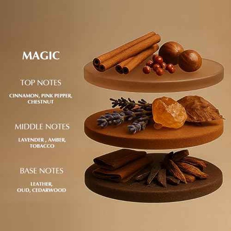 EZE Elevate Range Magic Perfume For Men - 30 ml | Luxury Masculine Scent |Unique Design Gift For MenPremium and Long Lasting Perfume | Perfect for Work, Events & Special Occasions