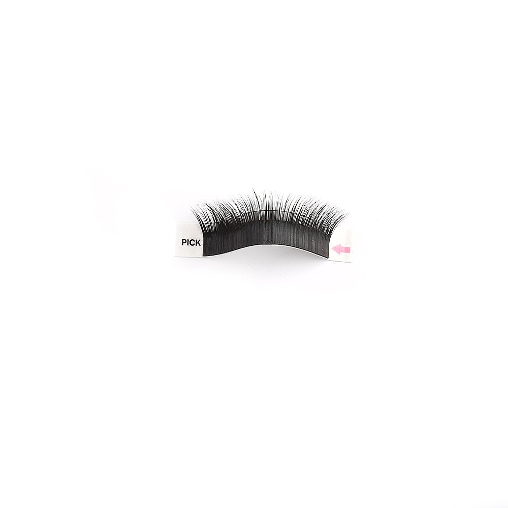Natural Looking J Curl Siberian Mink Eyelash Extensions Handmade Volume Individual False Lashes Pack Thickness 0.15mm Medium 12mm by Bella Hair
