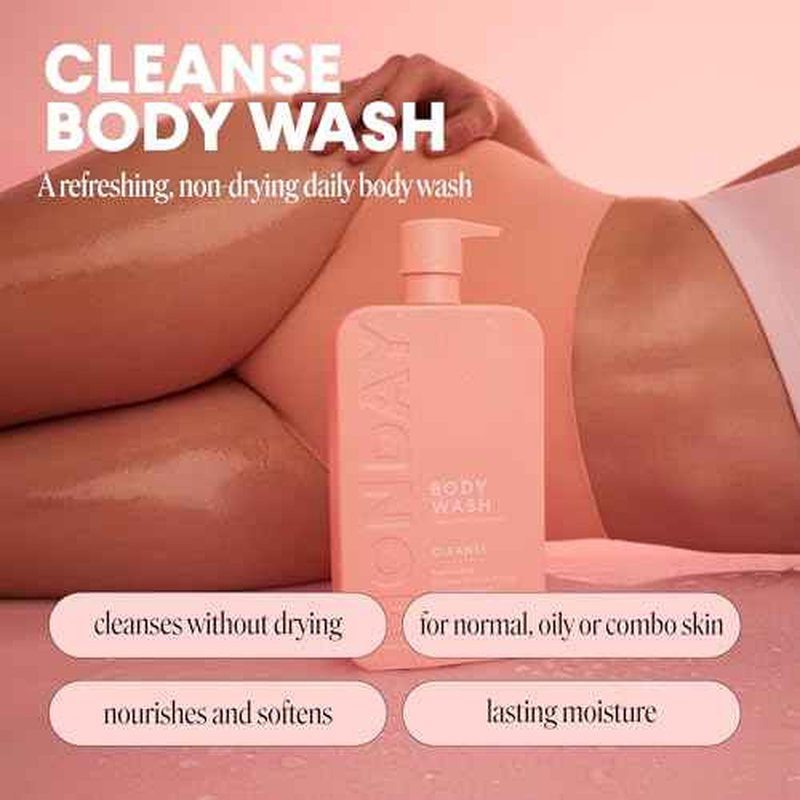 MONDAY HAIRCARE CLEANSE Body Wash with Grapefruit Extract, Hyaluronic Acid, Shea Butter, Coconut Oil for Normal to Oily/Combination Skin 900 mL