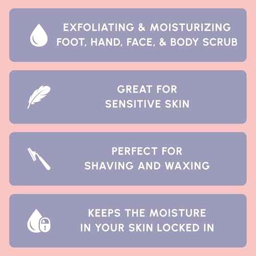 Brooklyn Botany Brown Sugar Body Scrub - Moisturizing and Exfoliating Body, Face, Hand, Foot Scrub - Fights Acne, Fine Lines & Wrinkles, Great Gifts For Women & Men - 10 oz