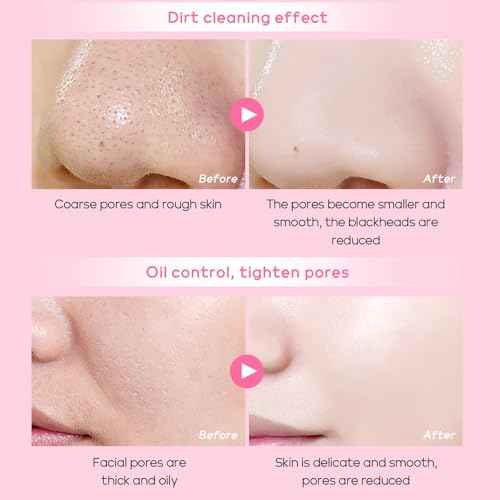 Skin Care Set Sakura Women Beauty Gift Sets Korean Skin Care Kit- Cleanser,Serum,Face Cream,Toner,Eye Cream,Mud Mask-Skin Care Routine Kit (One Size, Cherry Blossom-StyleB-Luxury Moisturizing)