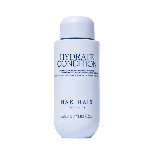 NAK Signature Hydrate Moisturizing Hair Conditioner 350ml - Smooths & Restores Damaged, Dry Hair with Coconut Oil & Peptide Complex