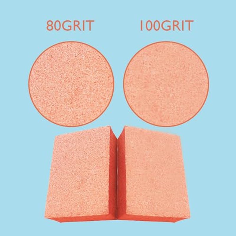 RED Nail Design Disposable Mini Nail Buffers - 1500 PCS, 80/100 Grit Single-Use Buffing Blocks for Natural & Acrylic Nails - Compact Nail Buffer Blocks for Manicure & Pedicure - for Home & Salon