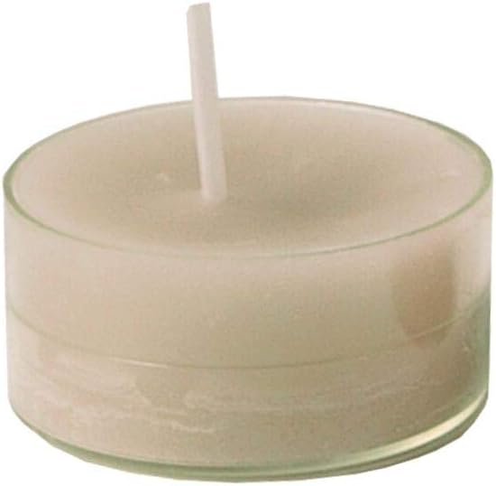 Morning Breeze Scented Tealights - Spaas 24 Clear Cup Candles, 4.5 Hour Burn Time