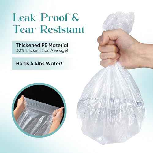 Pedi Guard Bath Liners 100 Count Disposable Pedicure Liners, Spa Footsie Clear Pedi Guard Bath Liners for Foot Bath Spa Massage Thick Elastic