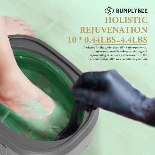 Paraffin Wax for Hand and Feet, 10 Pack Aloe Vera Paraffin Wax Refills for Paraffin Wax Machine, Hand Wax Paraffin Wax Bath, Foot Wax Paraffin Bath, Moisturizing Hands Feet, Deep Hydration