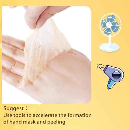 Milk Honey Peel Off Hand Wax for Women Moisturizing Hydrating Hand Masks Nourishing Exfoliating Hand Film Hands Care Soft 110g