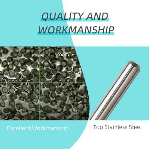 2mm Long Flame Cuticle Clean Nail Drill Bits, 5Pcs/Set Russian Diamond Nail Bit Professional Safety Under Nail Cleaner Burr for Cuticle Dead Skin, Electric Nails Drill Accessories, Fine