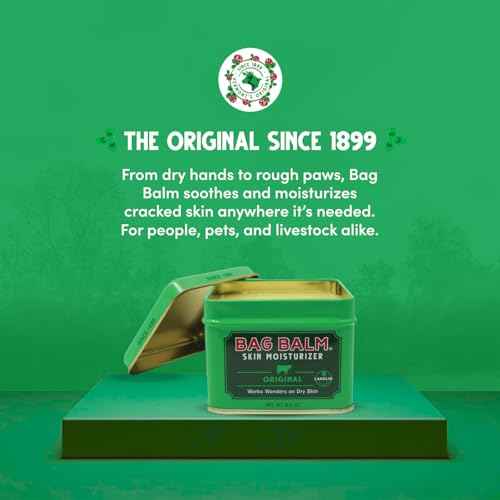 Bag Balm Vermont¡¯s Original Pet Paw & Skin Balm ? Moisturizing Salve for Dry, Cracked Paws, Noses & Rough Skin ? 8 Ounce ? 2 Pack