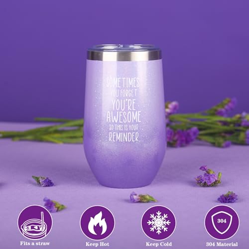 Birthday Gifts for Women, Bath Relaxing Spa Gift Basket Set, Unique Gifts for Her, Friends, Mom, Sister, Coworker, Wife, Girlfriend, Purple Gifts for Women, Mothers Day, Christmas