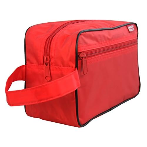 Ensign Peak Toiletry Travel/Shaving Bag, Red