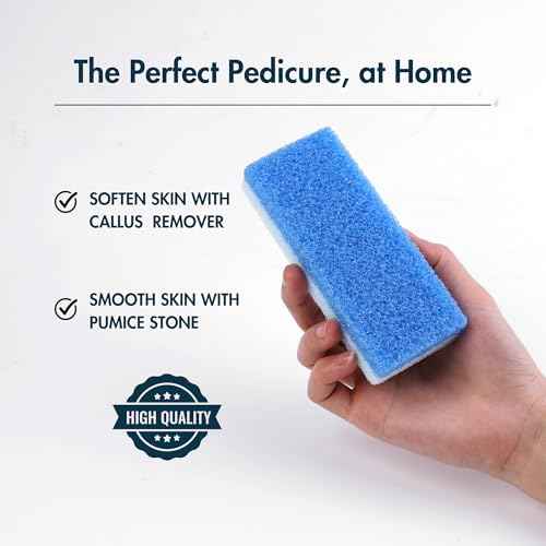 Pumice Stones, Pack of 6 Professional Grade Pumice Stone for Feet, Salon Quality Foot Callus Remover, Double Sided Foot Scraper, Home Manicure and Pedicure Tools