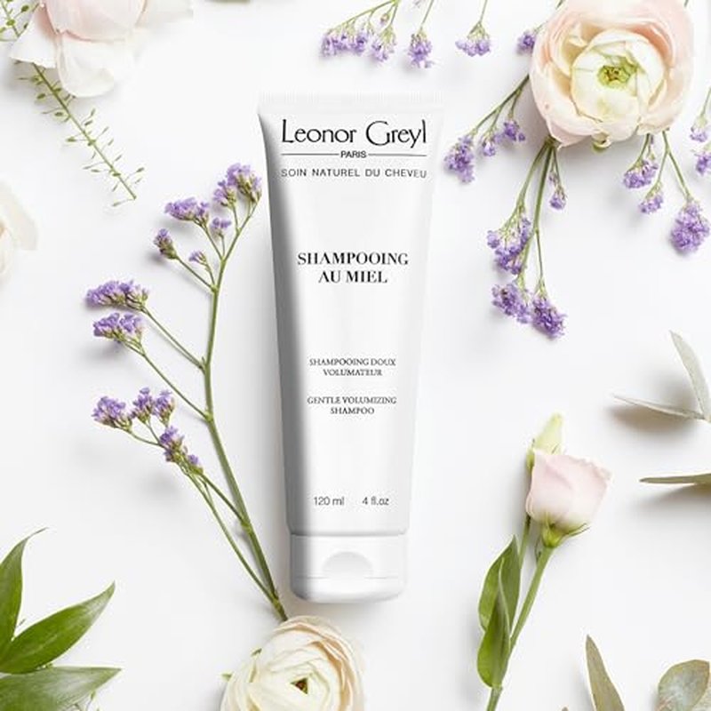 Leonor Greyl Gentle Volumizing Honey Shampoo - Shampooing Au Miel 97% Natural Ingredients, Lavender Honey, French Rose Extracts Build Volume, Flexibility & Shine. 4 fl Oz. Made In France.