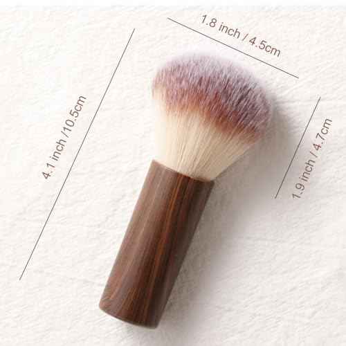 Nail Art Dust Brush Manicure Dust Cleaner, Nail Art Dust Powder Remover Brush Soft Bristle Nail Cleaning Brush Tool (Brown)