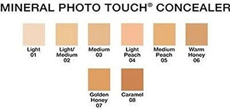 Mineral Photo Touch Concealer - Light Peach Shade for Flawless Coverage
