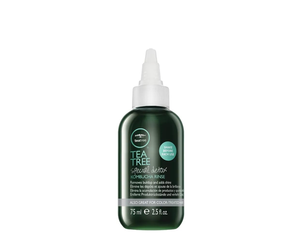 Tea Tree Special Detox Kombucha Rinse, Removes Buildup, Adds Shine, For All Hair Types