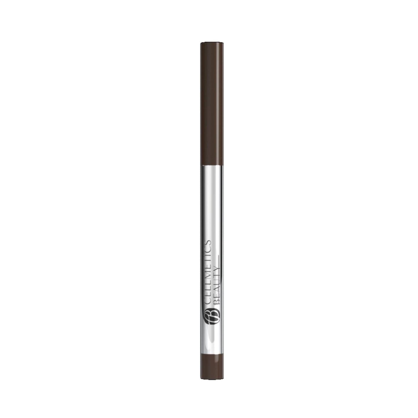 CELLMETICS Long-Wear Cream Eyeliner for Mature Women (Cold Brown (2)) - Water-Resistant, Long-Stay and Mess-Proof Eye Liner - Smudge Proof & Retractable Eyeliner Pencil for Older Women