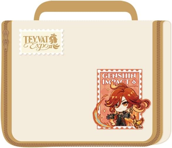 Genshin Impact Travel Toiletries Bag - Teyvat Expo Series | Stylish & Functional Design