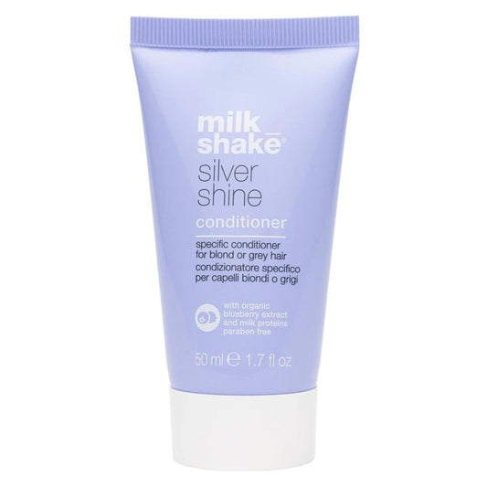 milk_shake Silver Shine Purple Conditioner for Blonde Hair - Blonde Toner for Brassy Hair, 1.7 Fl Oz