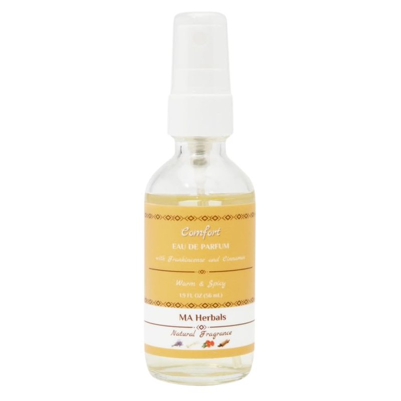 MA Herbals Comfort Cinnamon & Frankincense Natural Fragrance | w/Notes of Tobacco, Vanilla, Caramel, and Amber | Unisex Gourmand Eau de Parfum made with Essential Oils