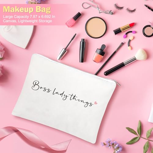 Suhctuptx Boss Gifts for Women, Christmas Gift for Female, Best Boss Lady Gifts for Women Funny Thank You Appreciation Day Basket Birthday Farewell Gift for Bosses Leader Manager Supervisor(Pink)