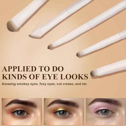 Makeup Brush Set Professional 13pcs£¬Premium Synthetic Powder Foundation Contour Blush Concealer Eyeshadow Blending Liner Make Up Brushes Kit£¨Milky B521£©