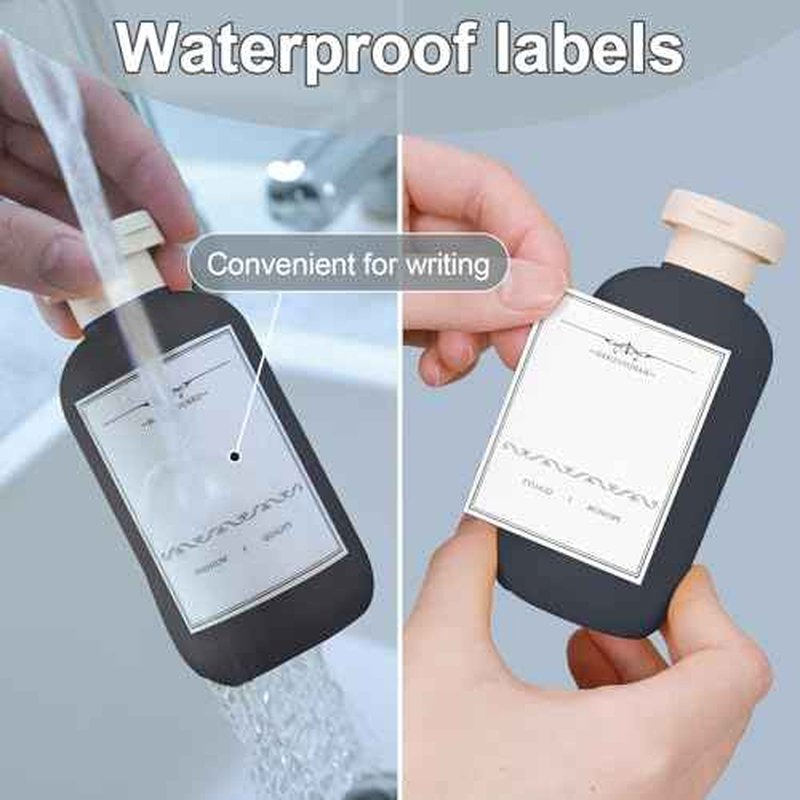 ASEVAT 6.7oz Sealed Plastic Travel Shampoo Bottles, Travel Shampoo and Conditioner Bottles Refillable, Empty Squeeze Bottle, Hand Soap Dispenser for Vacation, Gym, Home(BlueNavyGrey)