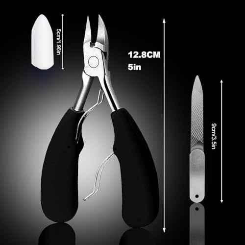 Ingrown Toenail File and Lifters Set(10pcs), Professional Pedicure Tool Toenail Grooming Kit, Ingrown Toenail Treatment Pedicure Kit, Under Nail Cleaner Tools (10PCS)