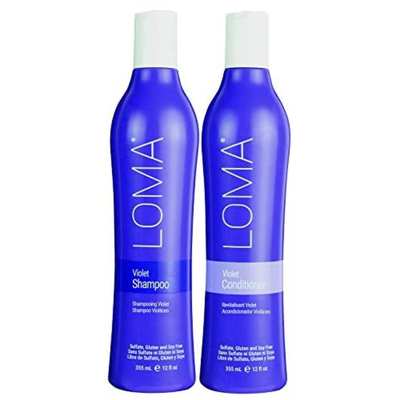 LOMA Violet Shampoo and Violet Conditioner (DUO PACK) 12 Sulfate, Gluten and Paraben Free