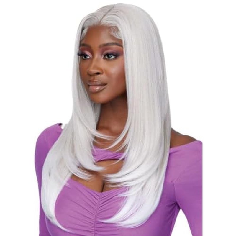 Outre Lace Front Wig - Perfect Hair Line 13X4 - Swoop Series - Swoop 1 (SWISS BROWN)