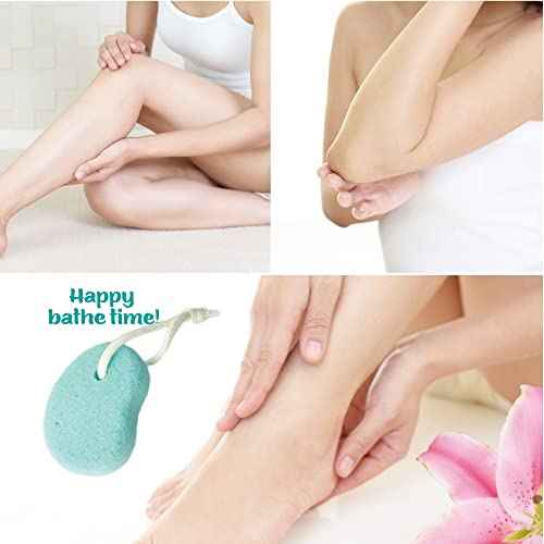 Pumice Stone for Feet, Body, Hands [Made in Japan] Tourmaline Blended for Extra Fine Smooth Finish, Soft Foot Pumice Scrubber