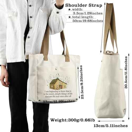 CMNIM House Book Merchandise Gifts Quote Inspired Makeup Bag Fan Gift Farmhouse Pouch 70s Farm Merch