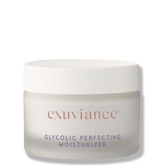 EXUVIANCE Glycolic Perfecting Moisturizer Nighttime Brightening & Resurfacing Antiaging Moisturizer, Non-Comedogenic, Oil-Free, 45 g.