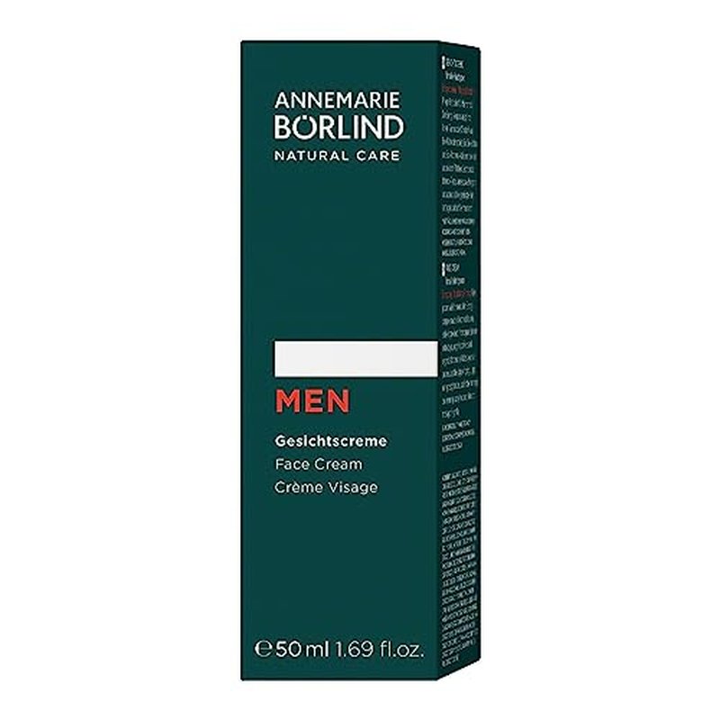 ANNEMARIE B?RLIND - MEN SYSTEM ENERGY BOOST Face Cream - energizing, nourishing & firming facial care, with organic juniper extract & Aloe Vera, vegan, 1.69 Fl. Oz.