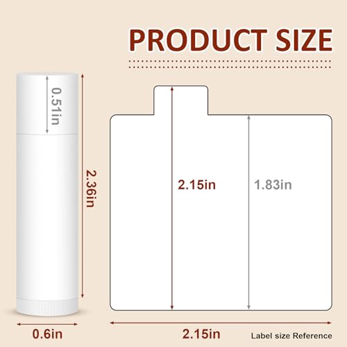 60 Pack Lip Balm Unlabeled, Natural Lip Balm Bulk Blank Tube, Personalized Lip Balms for Party Favors Adults and Bridal Shower Favors or Baby Shower Gifts-5 Flavors