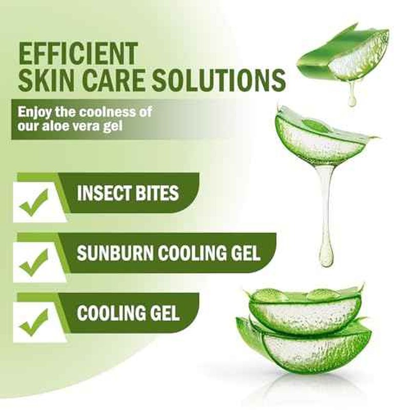 99% Organic Aloe Vera Gel,Aloe Vera Soothing Gel,Natural Moisturizing Lotion for Soothing Skin Care,Long Lasting Moisturizing body Lotion,After Sun Skin Care Cream for Face and Skin (260ml)