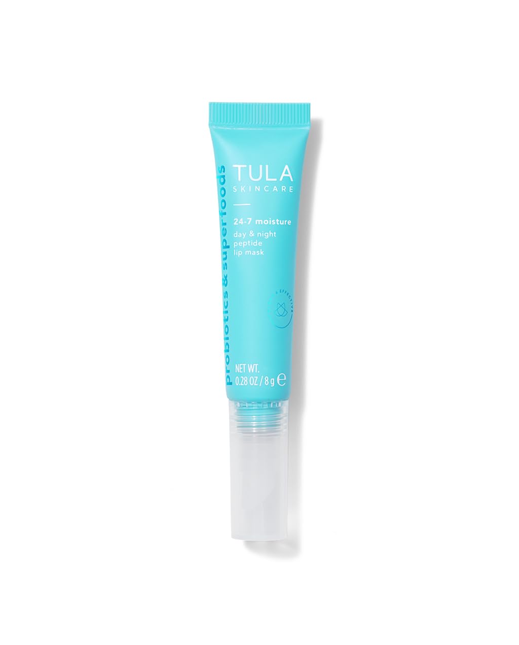 TULA Skin Care Drenched in Hydration Lip Mask & Eye Balm Duo | 24-7 Moisture Day & Night Peptide Lip Mask: 0.28oz, Glow + Get It Cooling & Brightening Eye Balm: 0.35 oz | 2 Piece
