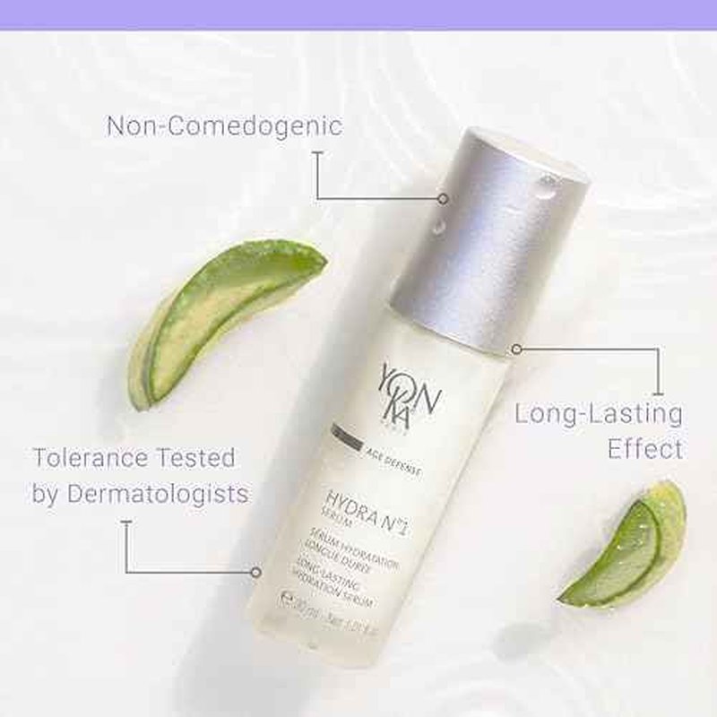 Yon-Ka Hydra N¡Æ1 Serum | Hydrating & Anti-Aging Face Serum with Hyaluronic Acid, Aloe Vera & Vitamin C | Smooths, Plumps & Revives | For Dry & Mature Skin | Paraben-Free | 1.01 fl oz