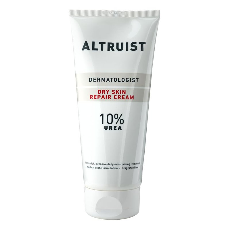 ALTRUIST. Dermatologist Dry Skin Repair Cream 10% Urea – Medical grade moisturiser with Glycerin and Urea by Dr Andrew Birnie, suitable for sensitive skin – 200 ml