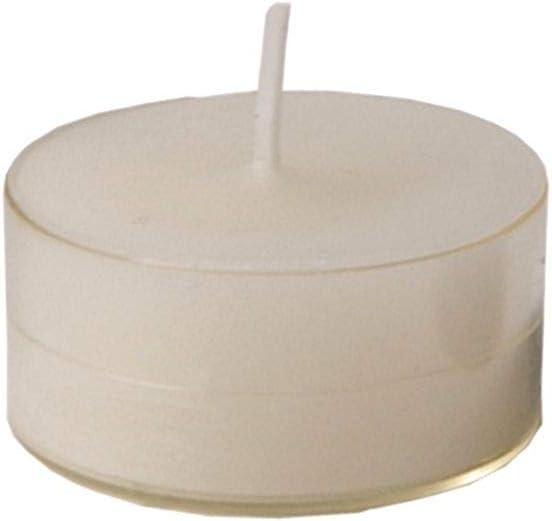 Morning Breeze Scented Tealights - Spaas 24 Clear Cup Candles, 4.5 Hour Burn Time
